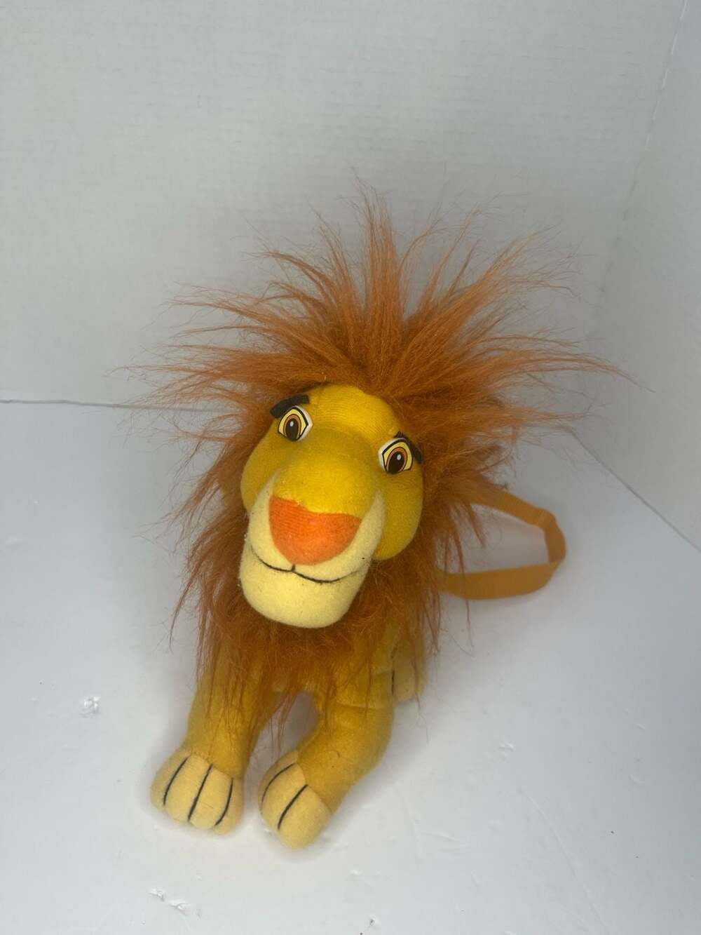 Vintage 1998 Disney The Lion King Simba's Pride Plush Backpack